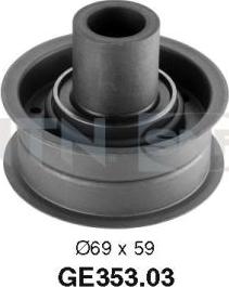 SNR GE353.03 - Deflection / Guide Pulley, timing belt autospares.lv