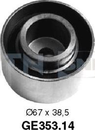 SNR GE353.14 - Deflection / Guide Pulley, timing belt autospares.lv