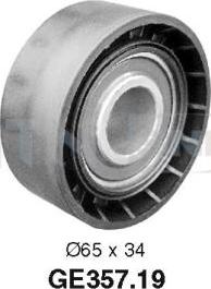 SNR GE357.19 - Deflection / Guide Pulley, timing belt autospares.lv