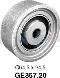 SNR GE357.20 - Deflection / Guide Pulley, timing belt autospares.lv