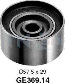 SNR GE369.14 - Deflection / Guide Pulley, timing belt autospares.lv