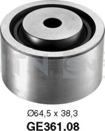 SNR GE361.08 - Deflection / Guide Pulley, timing belt autospares.lv