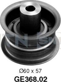 SNR GE368.02 - Deflection / Guide Pulley, timing belt autospares.lv