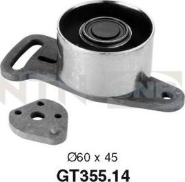 SNR GT355.14 - Tensioner Pulley, timing belt autospares.lv