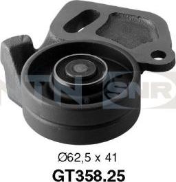 SNR GT358.25 - Tensioner Pulley, timing belt autospares.lv
