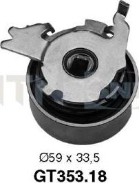 SNR GT353.18 - Tensioner Pulley, timing belt autospares.lv