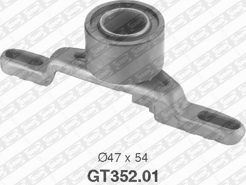 SNR GT352.01 - Tensioner Pulley, timing belt autospares.lv