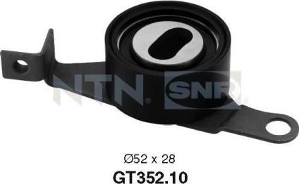 SNR GT352.10 - Tensioner Pulley, timing belt autospares.lv