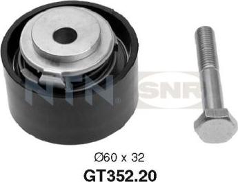 SNR GT352.20 - Tensioner Pulley, timing belt autospares.lv