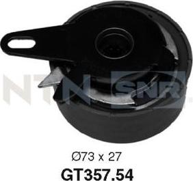 SNR GT357.54 - Tensioner Pulley, timing belt autospares.lv