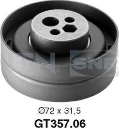 SNR GT357.06 - Tensioner Pulley, timing belt autospares.lv