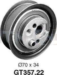 SNR GT357.22 - Tensioner Pulley, timing belt autospares.lv