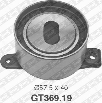 SNR GT369.19 - Tensioner Pulley, timing belt autospares.lv