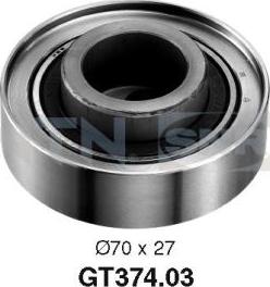 SNR GT374.03 - Tensioner Pulley, timing belt autospares.lv