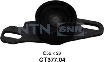 SNR GT377.04 - Tensioner Pulley, timing belt autospares.lv