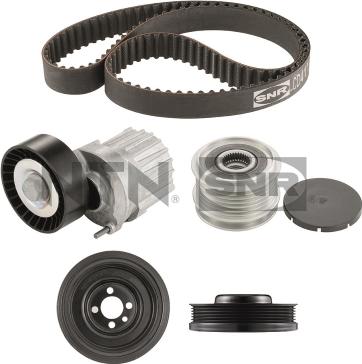 SNR KA857.12 - V-Ribbed Belt Set autospares.lv