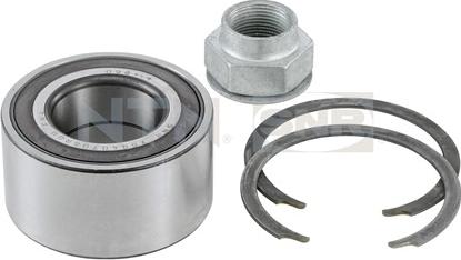 SNR R153.55 - Wheel hub, bearing Kit autospares.lv