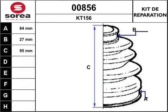 SNRA 00856 - Bellow, drive shaft autospares.lv