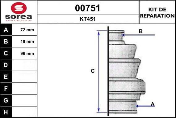 SNRA 00751 - Bellow, drive shaft autospares.lv