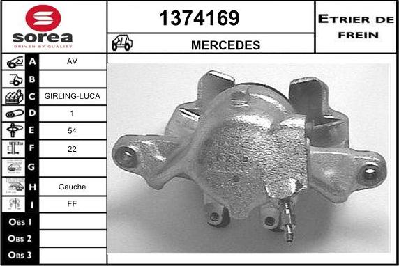 SNRA 1374169 - Brake Caliper autospares.lv