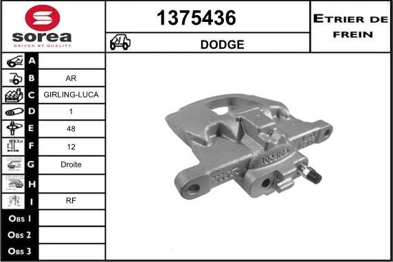 SNRA 1375436 - Brake Caliper autospares.lv