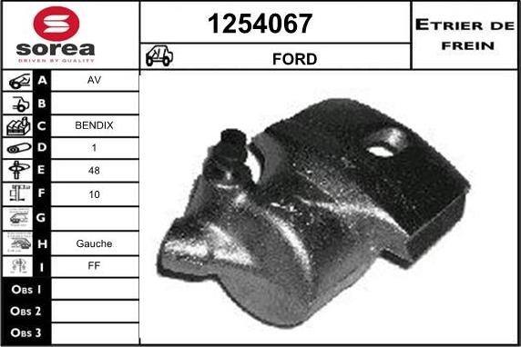 SNRA 1254067 - Brake Caliper autospares.lv