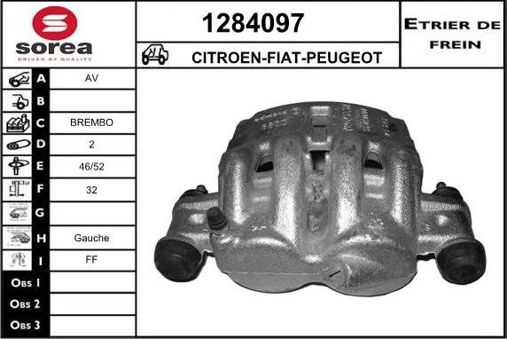 SNRA 1284097 - Brake Caliper autospares.lv