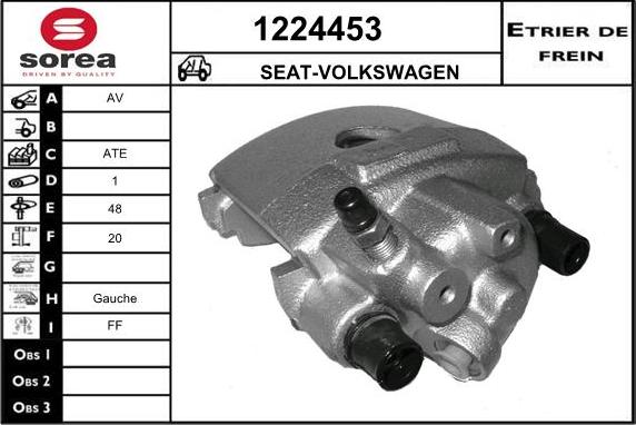 SNRA 1224453 - Brake Caliper autospares.lv