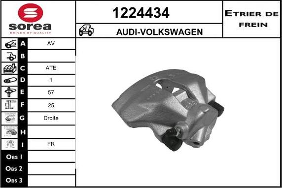 SNRA 1224434 - Brake Caliper autospares.lv