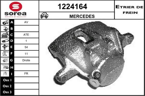 SNRA 1224164 - Brake Caliper autospares.lv