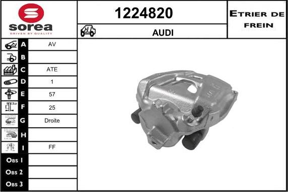 SNRA 1224820 - Brake Caliper autospares.lv