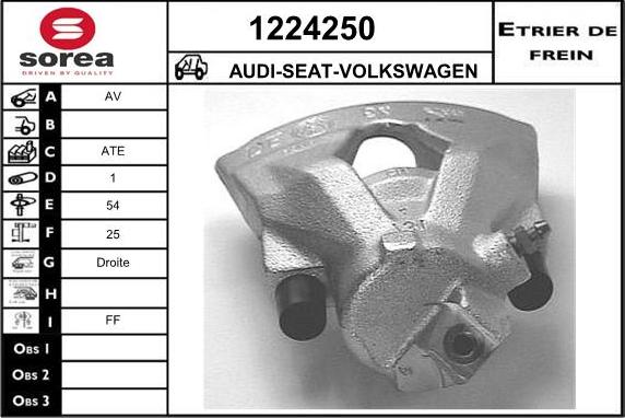 SNRA 1224250 - Brake Caliper autospares.lv