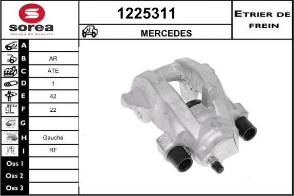 SNRA 1225311 - Brake Caliper autospares.lv