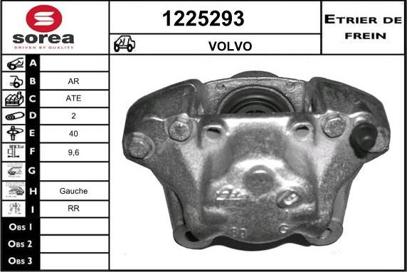SNRA 1225293 - Brake Caliper autospares.lv
