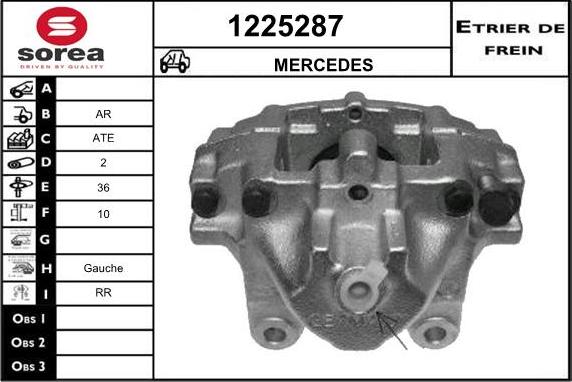 SNRA 1225287 - Brake Caliper autospares.lv