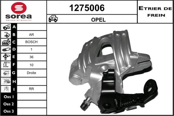 SNRA 1275006 - Brake Caliper autospares.lv