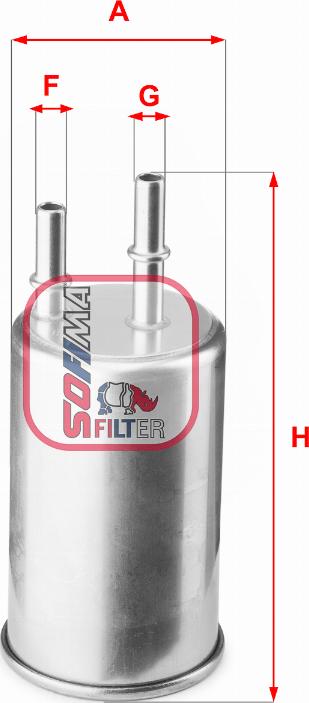 Sofima S 9183 B - Fuel filter autospares.lv