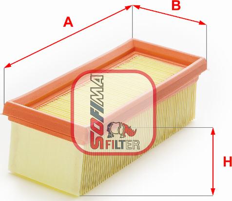 Sofima S 9302 A - Air Filter, engine autospares.lv