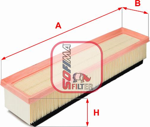 Sofima S 9312 A - Air Filter, engine autospares.lv