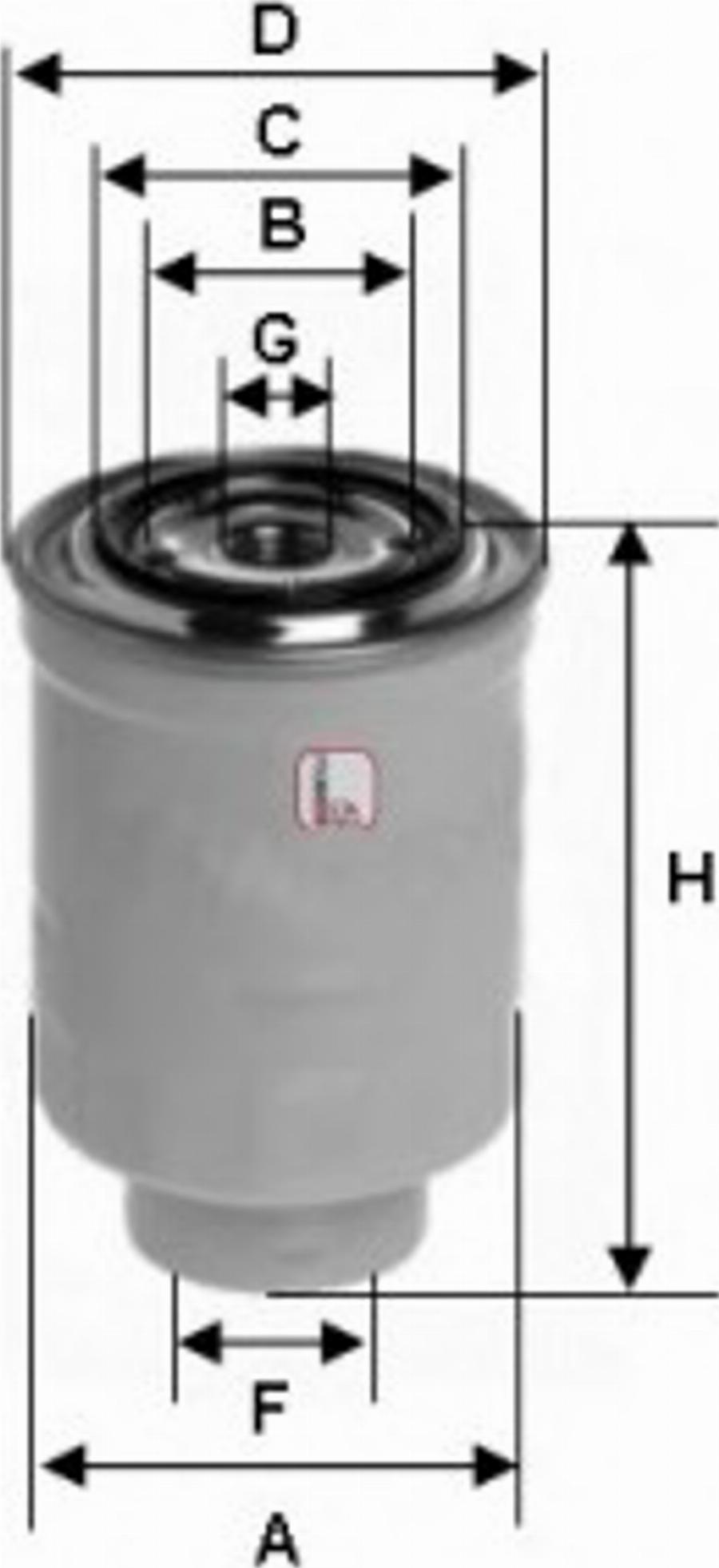 Sofima S 4442 NR - Fuel filter autospares.lv