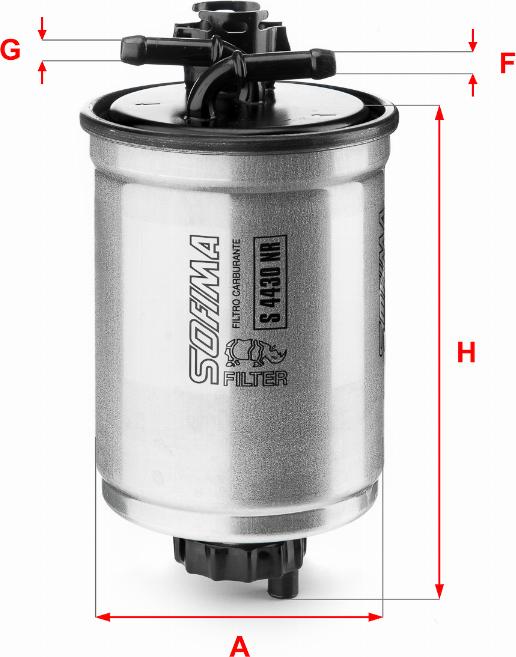 Sofima S 4430 NR - Fuel filter autospares.lv