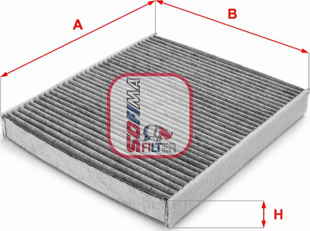 Sofima S 4199 CA - Filter, interior air autospares.lv