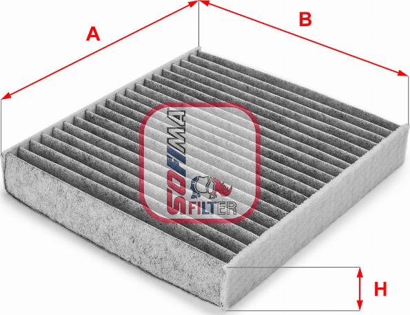 Sofima S 4158 CA - Filter, interior air autospares.lv