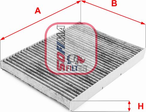 Sofima S 4109 CA - Filter, interior air autospares.lv