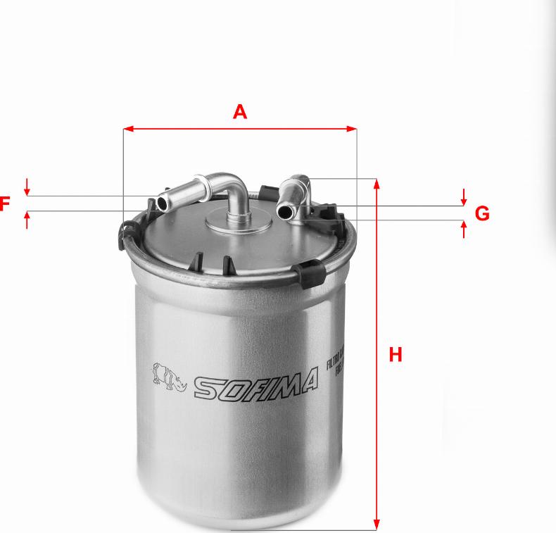 Sofima S 4106 NR - Fuel filter autospares.lv