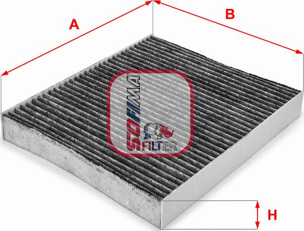 Sofima S 4114 CA - Filter, interior air autospares.lv