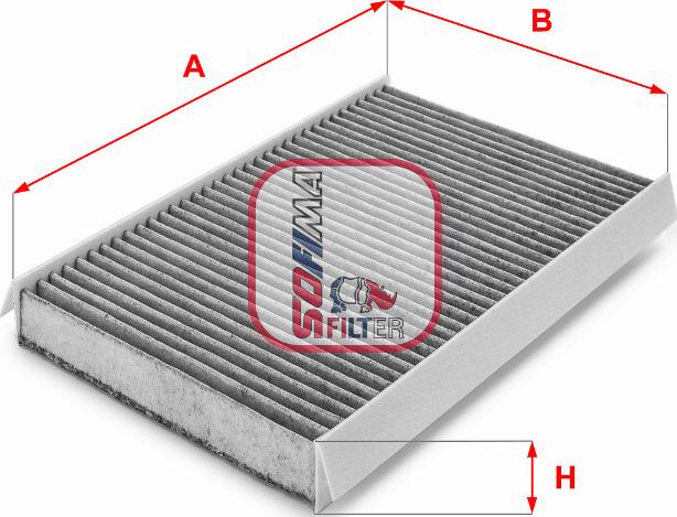 Sofima S 4111 CA - Filter, interior air autospares.lv