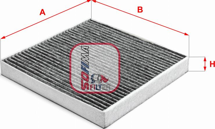 Sofima S 4318 CA - Filter, interior air autospares.lv