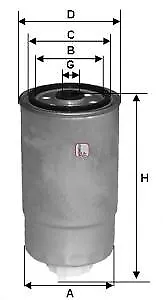 Sofima S 4381 NR - Fuel filter autospares.lv