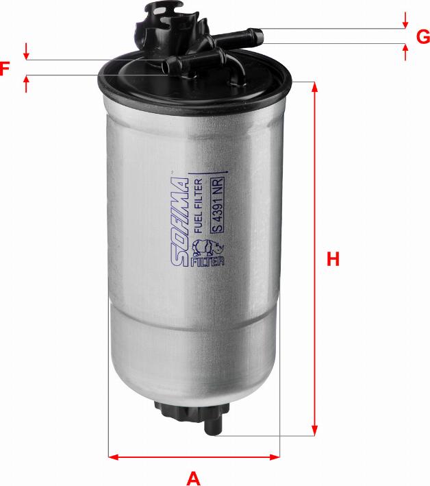 Sofima S 4331 NR - Fuel filter autospares.lv
